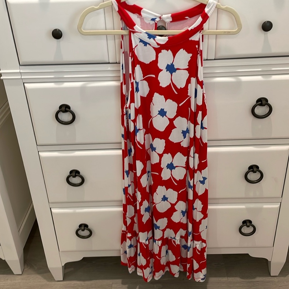 Get Ready For The 4th of July! Red, white and blue sundress.